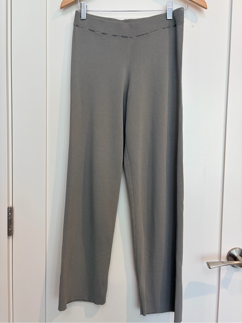 Oak + Fort Knit Wide-Leg Pants XS
